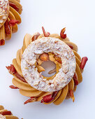 Paris Brest with peanut cream