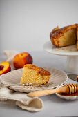 Peach cake