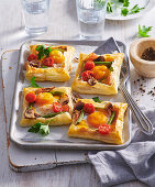 Puff pastry with eggs