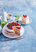 Summer cake with berries