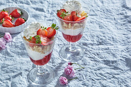 Erdbeer-Ricotta-Dessert