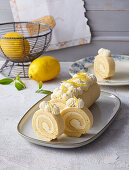 Lemon cake roll