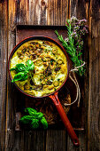 Portobello-Frittata