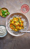 Sweet potato chickpea curry