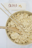 Okara (leftover soya mass from tofu production)