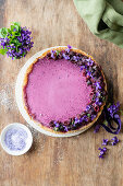 Wild violets pie