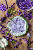Wild violet sugar