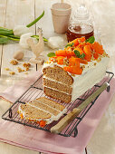 Filled carrot cake