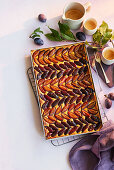 French plum tart