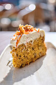 Carrot cake with cream cheese frosting