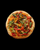 Grilled vegetable pizza