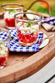 Tomaten-Terrine mit Feta