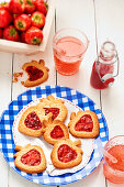 Strawberry cookies