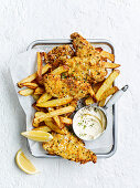 Chicken escalope with lemon and herbs