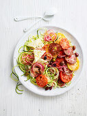 Zucchini Greek salad
