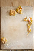 Homemade tagliatelle