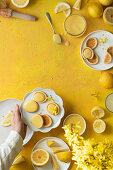 Lemon curd biscuits