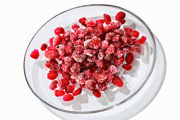 Frozen pomegranate seeds and pomegranate