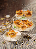 Savoury cheese tartlets for New Year's Eve