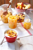 Apple compote with sultanas