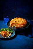 Macaroni and corn cake