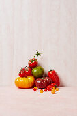 Colourful tomato varieties