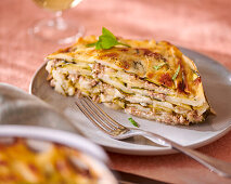 Thunfisch-Zucchini-Lasagne