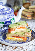 Sandwiches for high tea