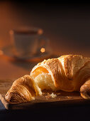 Aufgerissenes Croissant