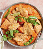 Red chicken curry from the slow cooker