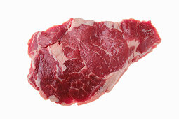 Raw boneless ribeye steak