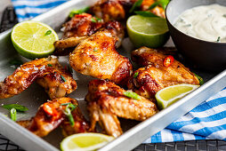 Spicy lemon chicken wings