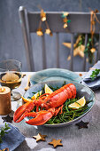 Lobster with samphire