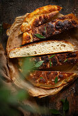 Focaccia with herbs