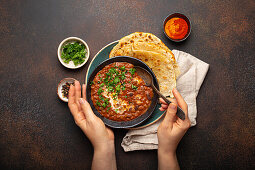 Dal makhani with naan