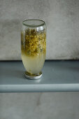 Elderflower syrup ‘upside down’