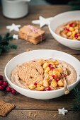 Porridge mit Spekulatius und Zimt-Apfel