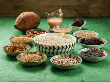 Ingredients for muesli bars