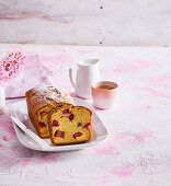 Rhubarb box cake