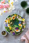 Easter wreath salad