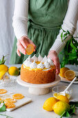 Lemon cheesecake