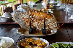 Baked elephant fish (Vietnam)