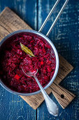 Beetroot salad with peppers