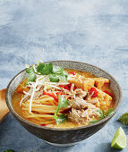 Malaysisches Hühnchen-Laksa aus dem Slow Cooker