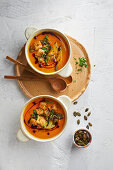 Orange and pumpkin soup