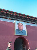 Mao Portrait am Tor des Himmlischen Friedens, Peking, China, Asien