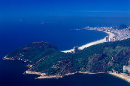 Copacabana view from Sugar loaf, Rio de Janeiro Brazil