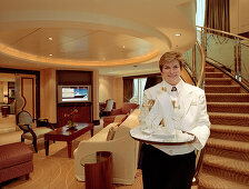 Personal service, Grand duplex suite, Queen Mary 2