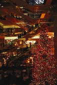 Christmas decoration, Trump Tower, 5th Avenue Manhattan, New York, USA