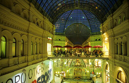 Cafe at GUM Passage, Moscow Russia